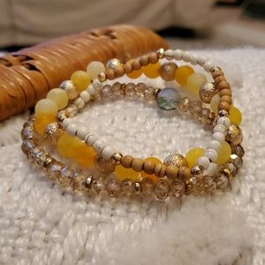 Stretch Bangle Bracelets set of 3